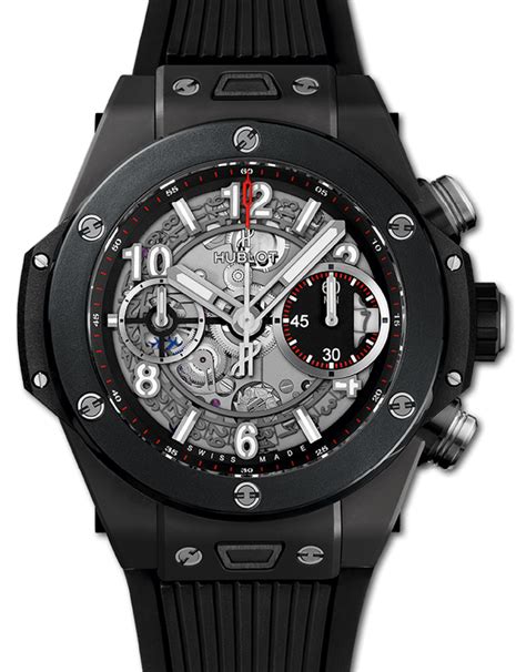 hublot big bang unico black magic|hublot big bang 42mm price.